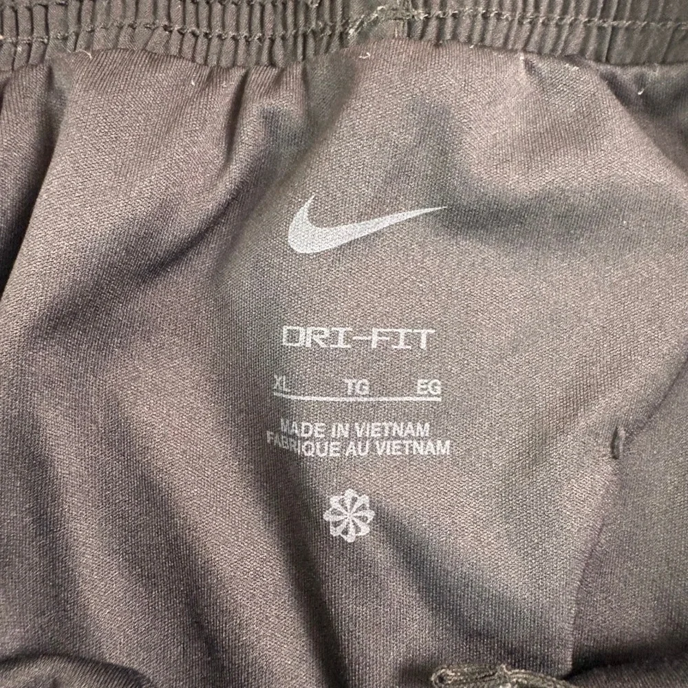 Nike Dri-FIT Running Shorts Black Mesh Panel Athletic Gym XL